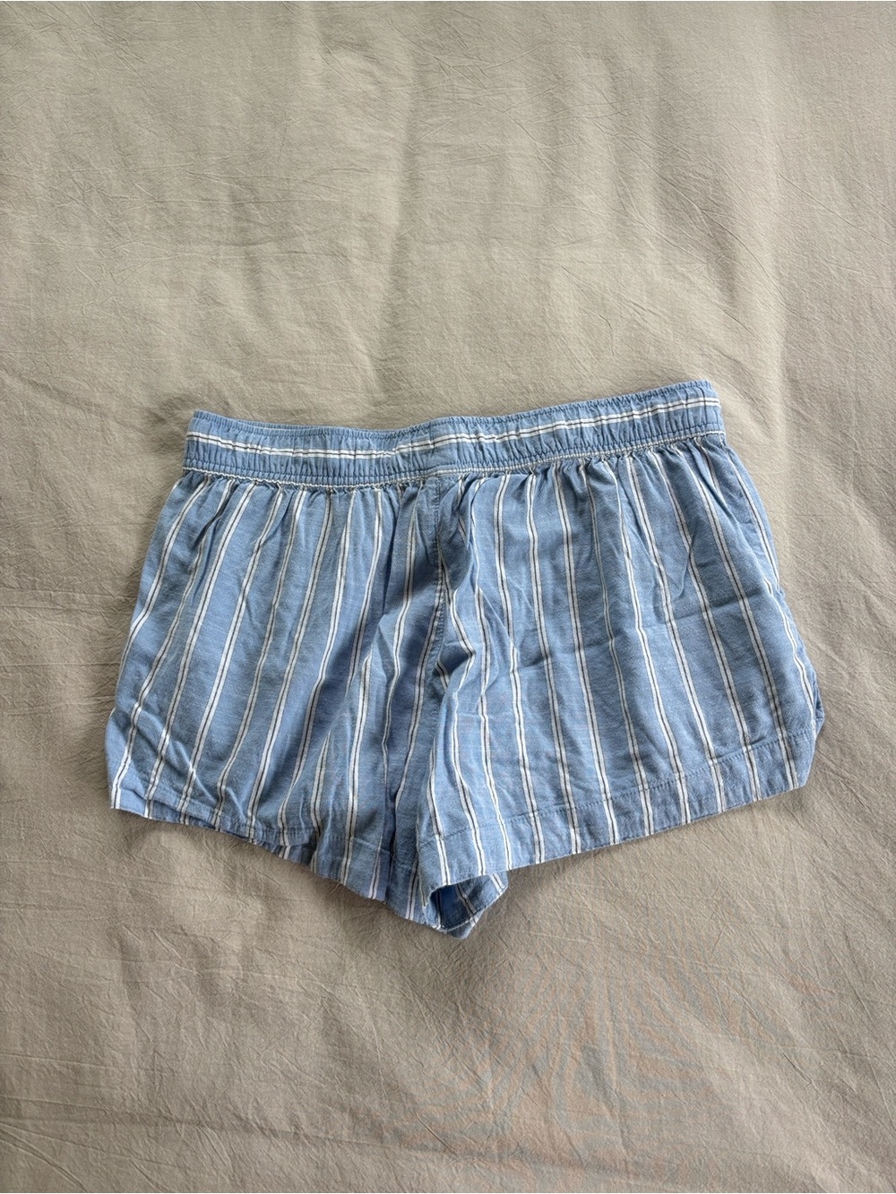 Auden Blue Striped Women’s Sleep Shorts - Picture 5 of 5